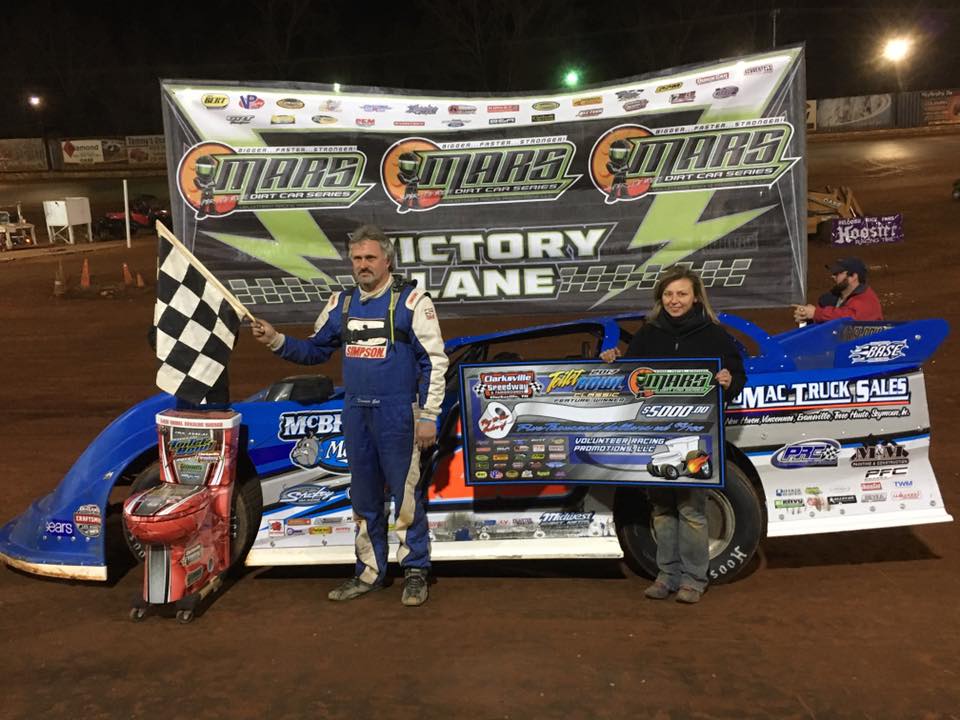 Dennis Erb, Jr. Routs Field at Clarksville to Earn Second Toilet Bowl